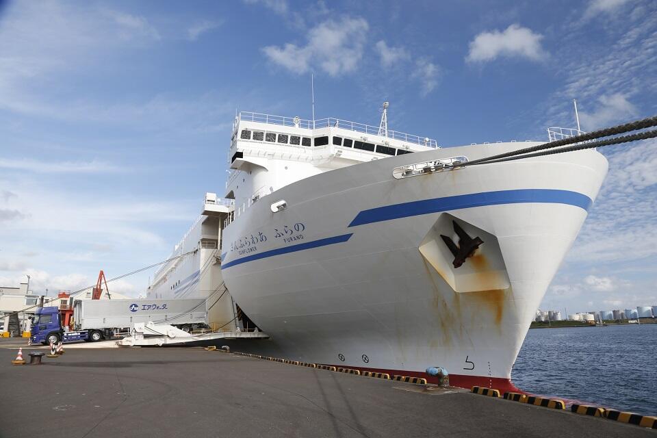 北海道（苫小牧）と本州（大洗）を結ぶフェリー航路